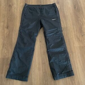 Reebok‎ Classic Women's Medium Track Pants Lightweight Black Pink Athletic Gym